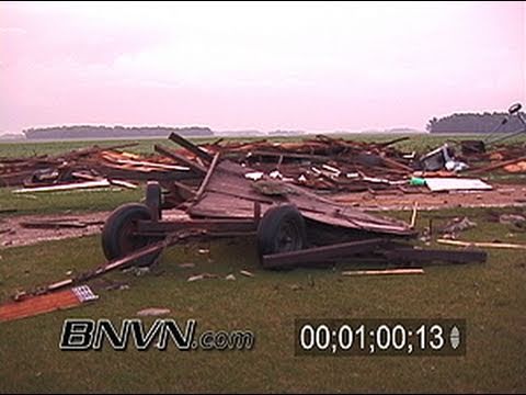 7/14/2003 Southern MN Tornado Outbreak. Storm Damage Video