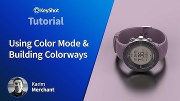 KeyShot Tutorial - Using Color Mode & Building Colorways