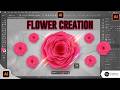 How to Create a Realistic Flower in Adobe Illustrator | Blend Tool Tutorial
