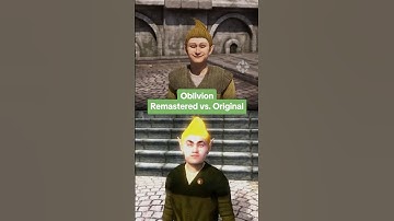 The Elder Scrolls IV: Oblivion 2025 vs. 2006 #elderscrolls #oblivion #gaming #sidebyside #comparison