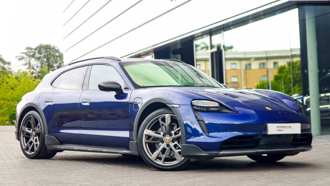 Taycan 4S Cross Turismo | Gentian Blue Metallic | WX71URK - YouTube