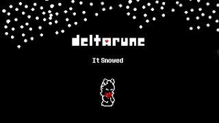DELTARUNE - It Snowed (Glaceir reprise)
