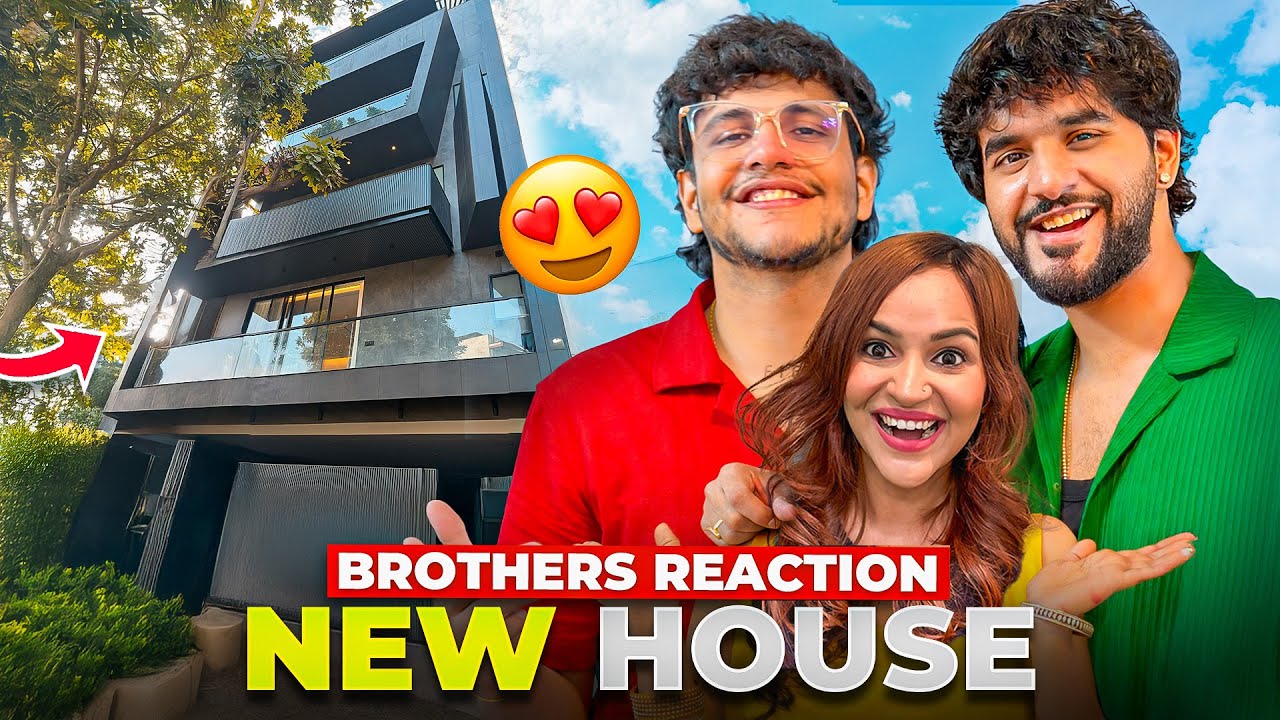 My Brothers react on my NEW HOME 😍