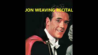 Jon Weaving Opera And Operetta Recital