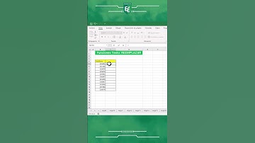 Función REEMPLAZAR en Excel  #excel #exceltips #aprendeexcel