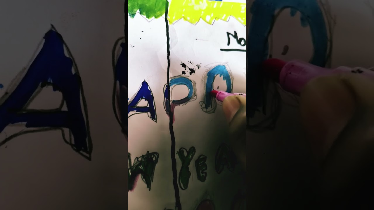 New Year Watercolor & Marker Art Tutorial 