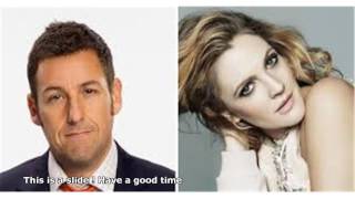drew barrymore kissing adam sandler