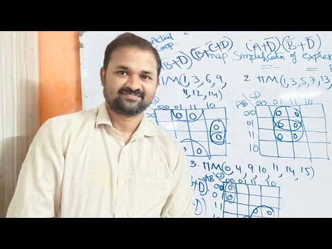 4 Variable K-Map Simplification for POS form || Karnaugh Map Minimization Using Maxterms
