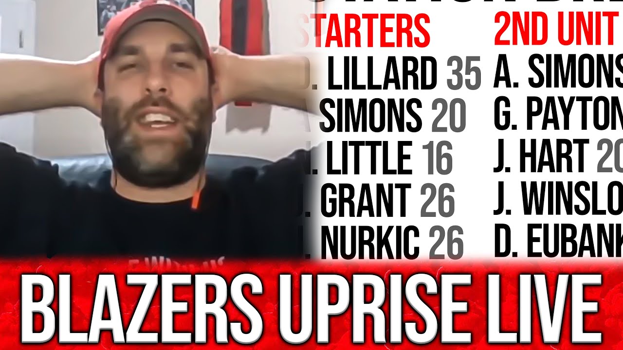Eric Returns! Discussing Lineup Combinations Blazers Uprise Live
