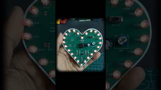 Heart shape Led Chaser ♥️ #electrosurgeon #NextPCB#valentinesgiftideas#short#new#pcbdesign