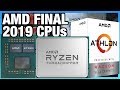 News: AMD 3950X, Athlon 3000G, & Threadripper 3970X, 3960X Release, Specs, & Price