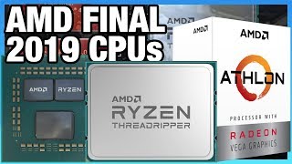 News: AMD 3950X, Athlon 3000G, & Threadripper 3970X, 3960X Release, Specs, & Price