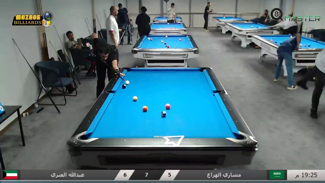 بطولة نادي كيو ماستر الافتتاحية 2022 الرياض / مباراة التأهل / مشاري الهزاع vs عبدالله العنزي