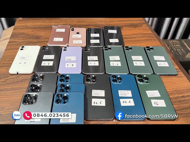 Thanh Lý Các Mẫu iPhone Cũ Từ 7Plus Đến 13 Pro Max Giá Từ 2.6Tr