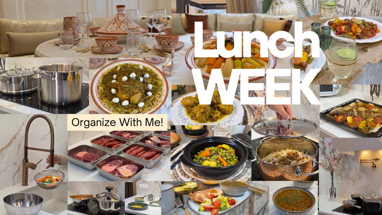 Lunch Week 🥗 - عينا من سندويتس وتاكوس💪| 7 وصفات غداء لأسبوع كامل 🍱 | من عالمي الصغير حلم تحقق ✨