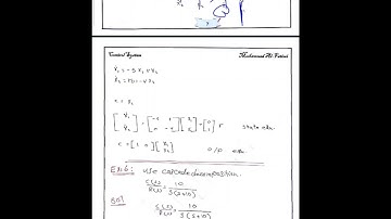 Control system. Cascade Decomposition. lecture 2 Part (3)