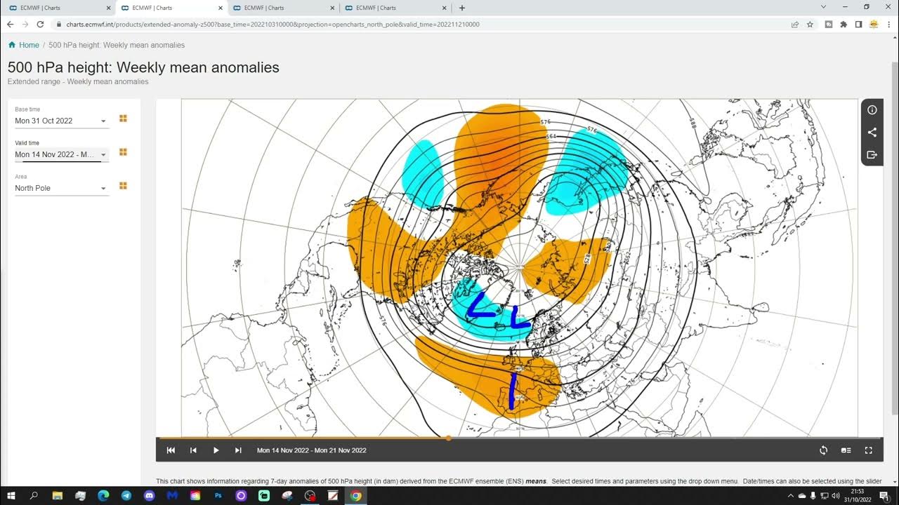 Ec 30 day weather forecast for uk europe 31st october to 28th