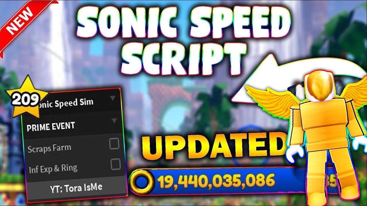 NEW] Sonic Speed Simulator Script, Infinite Rings, Auto Farm