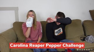 Carolina Reaper Challenge.  (GONE WRONG) Carolina Reaper Peppers are not for everyone!!!