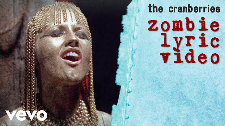 Zombie Lyric Video version - Lyric Video performance video thumbnail
