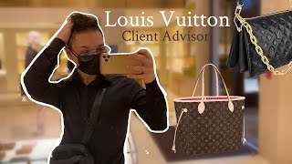 A day in my life as a Louis Vuitton Client Advisor/Commuter🥴 