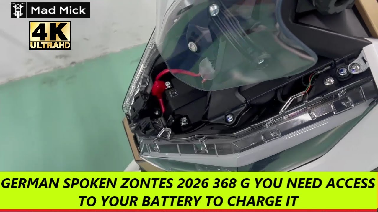 GERMAN SPOKEN ZONTES 2026 368 G YOU NEED ACCESS TO YOUR BATTERY TO
