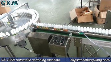 Automatic Horizontal Carton Box Packing Machine | Eye Drop Bottle Cartoning Package Machine