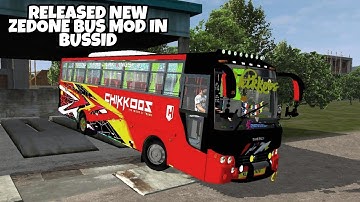 Released Zedone V2 Bus Mod In Bus Simulator Indonesia - Bussid Bus Mod - Bussid Car Mod - Bussid