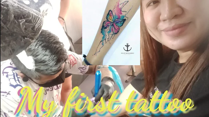My first tattoo #tattoo #butterfly by grace melendez