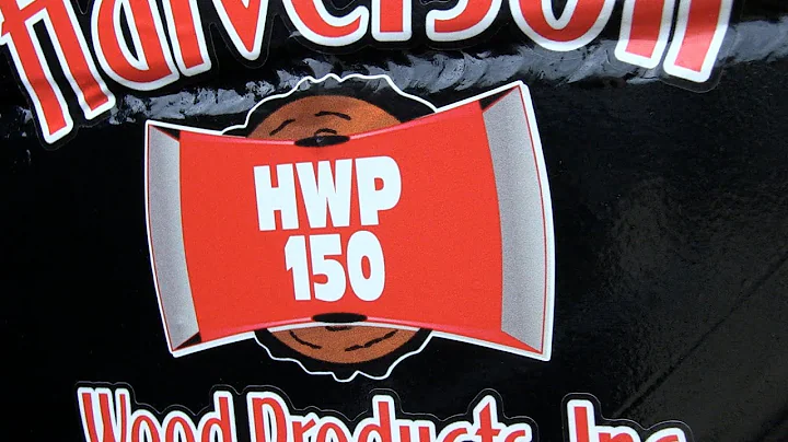 The Brand NEW HWP-150 Hydraulic Wedge Wood Processor - Halverson Wood Products