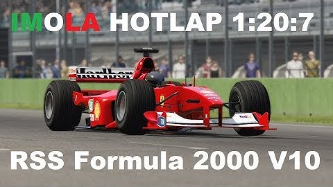 RSS Formula 2000 V10 1:20.7 Hotlap at Imola