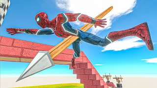 Spider-man Run Away from a Ballista - Animal Revolt Battle Simulator