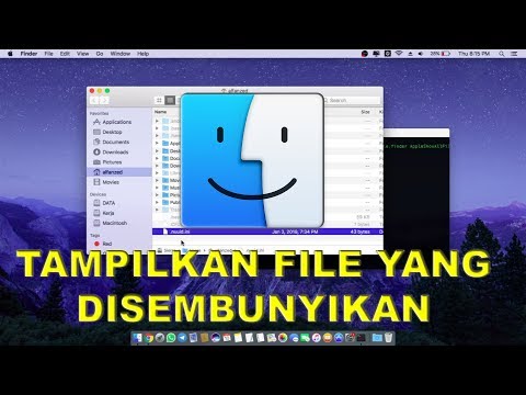 MAC OS - Cara Menampilkan File Di Finder Yang Disembunyikan