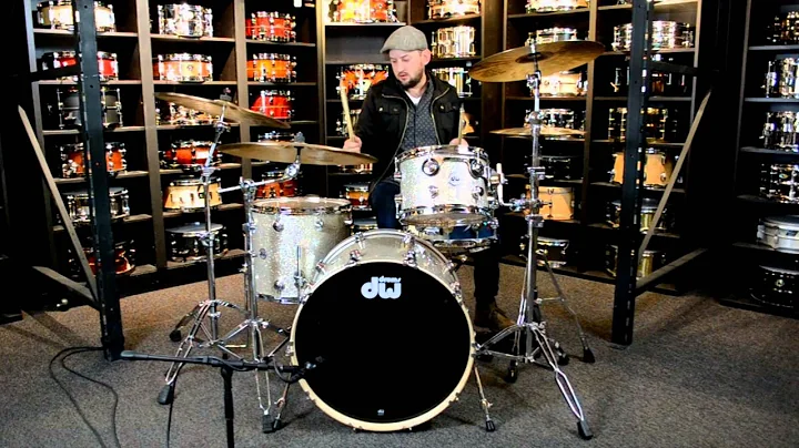 DW Collectors Maple 3pc in Broken Glass Finish Ply