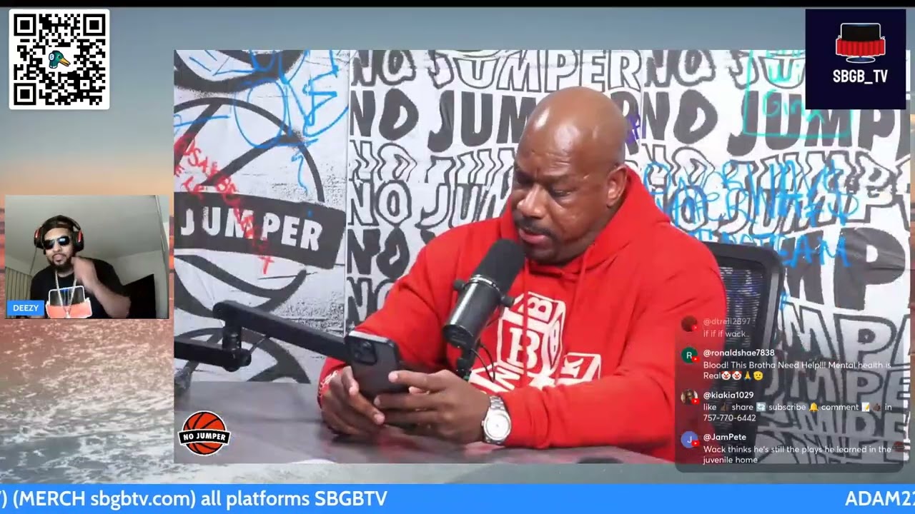 WACK100 TRIES TO MANIPULATE ADAM22 BY CALLING SOMEONE HE TEXTED TO LIE FOR HIM DEEZY REACTS
