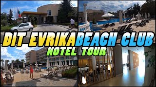 DIT EVRIKA BEACH CLUB Hotel Tour  Sunny Beach Bulgaria (4k)