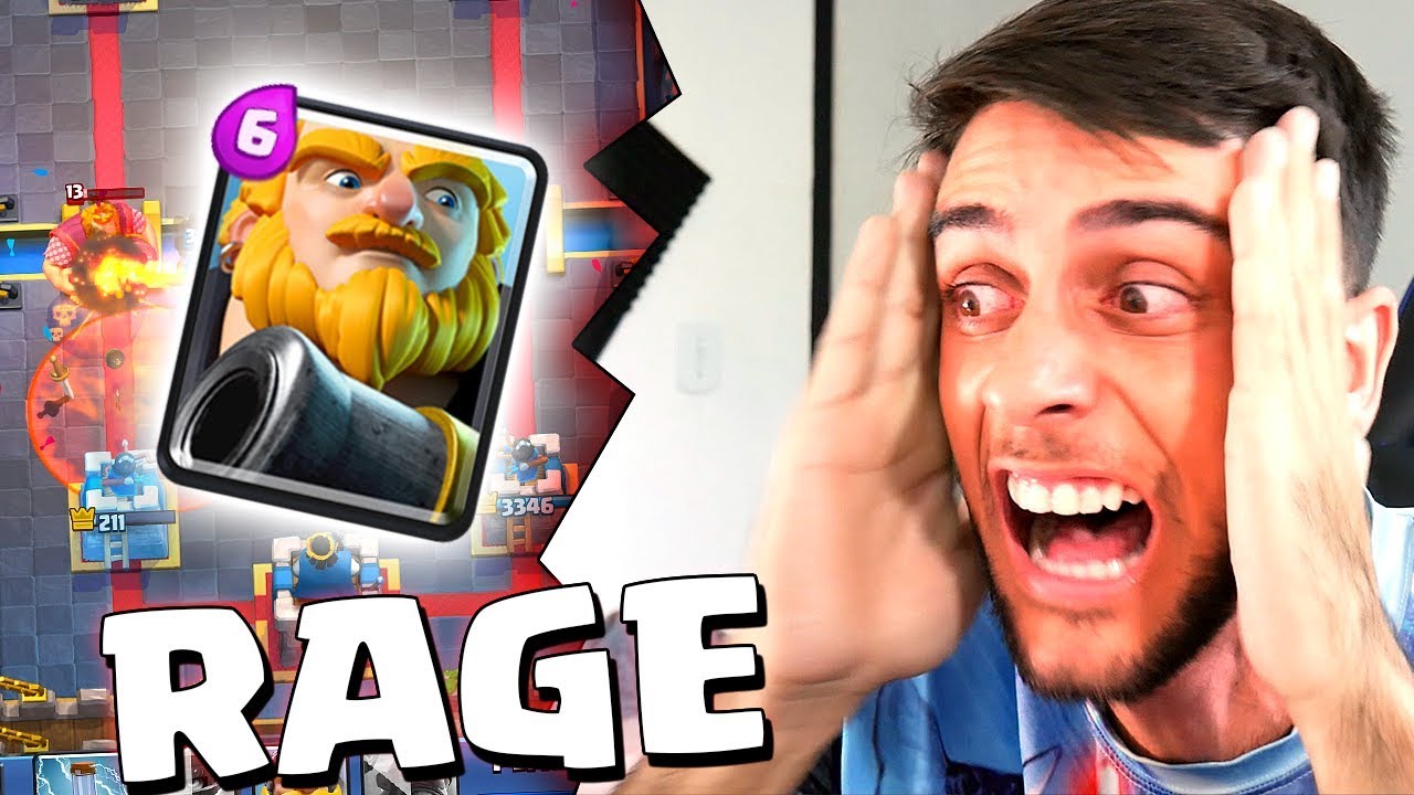 RAGE A CARTA MAIS IRRITANDE DO CLASH ROYALE