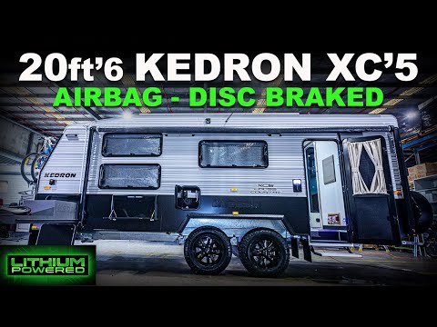 KEDRON® 20'6 XC'5 - AIRBAG KRS - DISC BRAKED - LITHIUM POWERED - OFFROAD CARAVAN