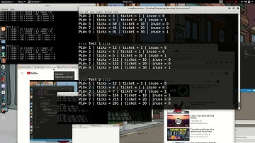 xv6 lottery scheduling implementation