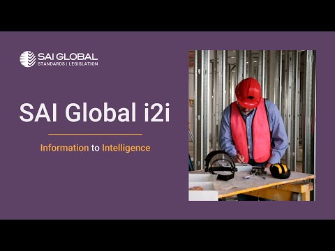 SAI Global i2i - A powerful Standards Management platform