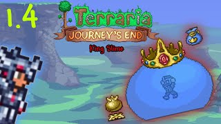 King Slime 1.4 Items, Summon and Fight (Wiki Links, Time Stamps and Video Links in the Description)