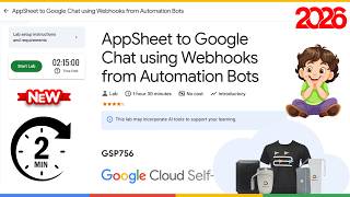 AppSheet to Google Chat using Webhooks from Automation Bots | GSP756
