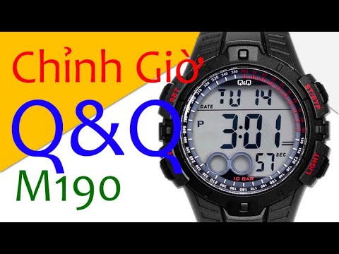 Video Hướng dẫn đồng hồ Q&Q M190J002Y - youtube
