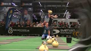 Fitnessfestivalen throwdown 2017 event 1 Maria och Frida, Crossfit Karlskoga