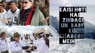 A tribute to Indian Army by poem(Un Barf KI Chadron Mein)