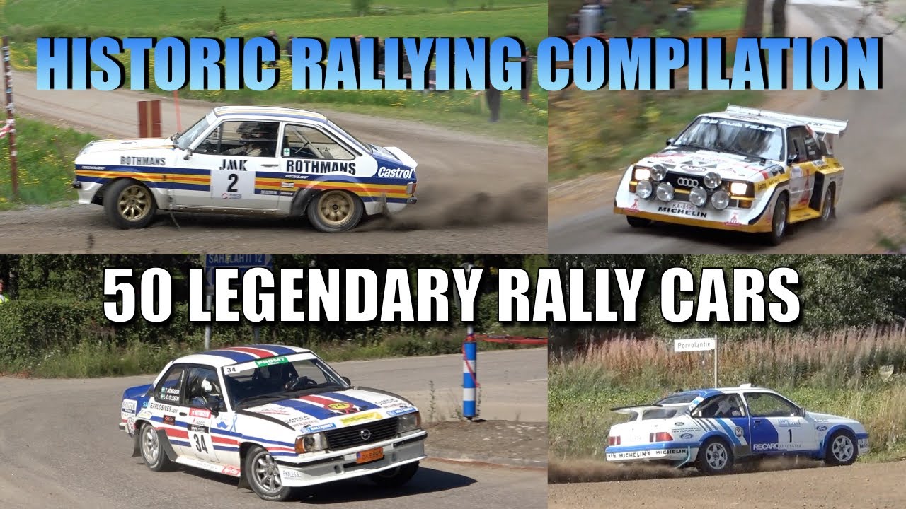 Historic Rallying Compilation -50 Legendary Rally Cars - YouTube