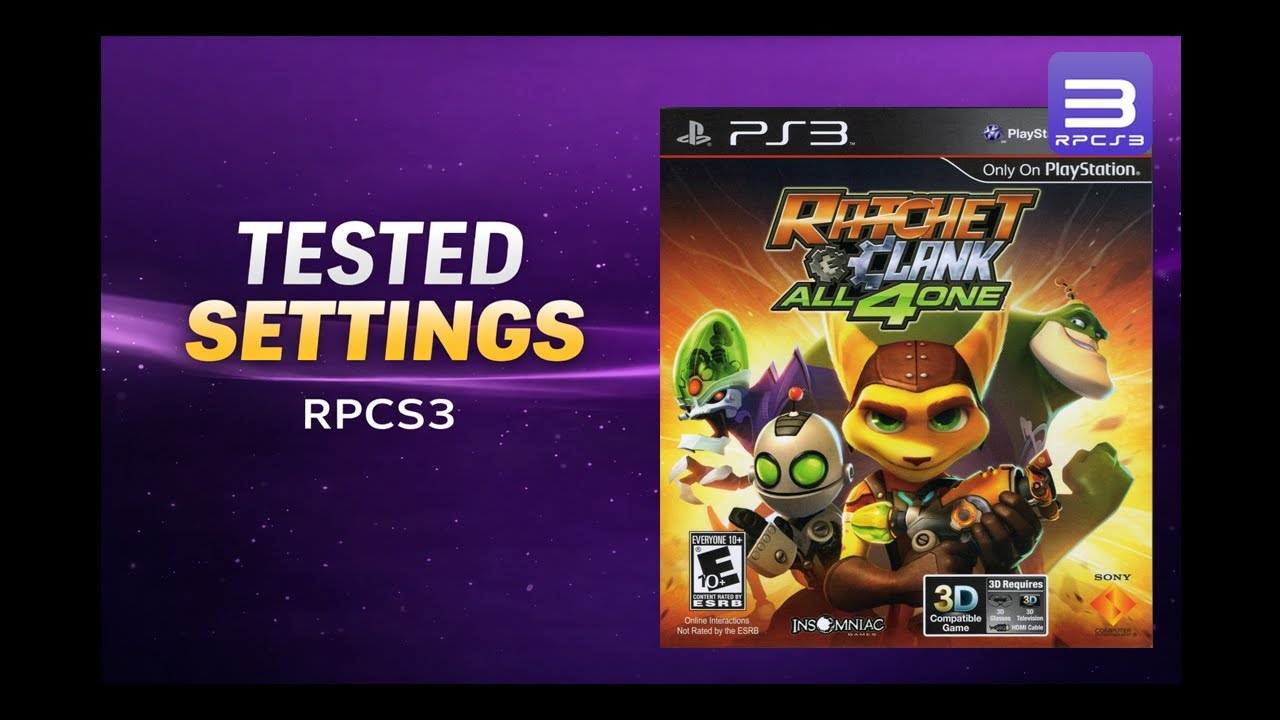Tested RPCS3 Settings for Ratchet & Clank: All 4 One (PS3) - YouTube