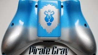 PirateGray's Blue Lagoon Custom Xbox 360 Controller by ProModz.com