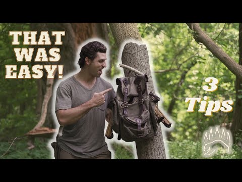 3 Tips to Hang Your Backpack at a Campsite.