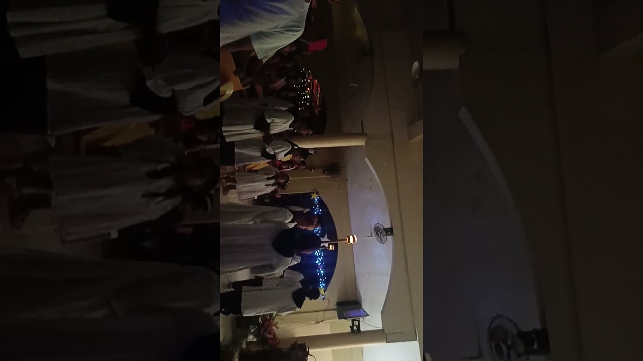 PROCESSIONAL SONG "O HOLY NIGHT" 🎶CHRISTMAS EVE MASS | DUGMANON YOUTH CHOIR | 12-25-22